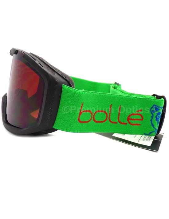 Skibrille Neu Bollé Rocket Matt Black Bear Junior Kategorie 2 Allwetter Skibrille