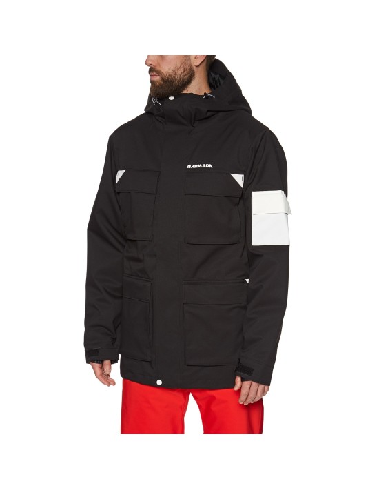 Herren-Skijacke Neu Armada Spearhead Black Größe S, M, XL