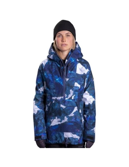 Damen-Skijacke Neu Armada Saint Pull Over Jkt Ocean Größe XS, S, M, L