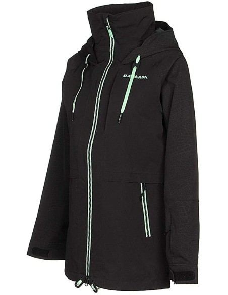 Neu Damen Skijacke Armada Gypsum Black Größe S