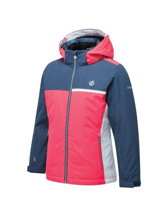 Neu Junior Skijacke Dare 2B Depend Jacket Dark Denim / Neon Pink