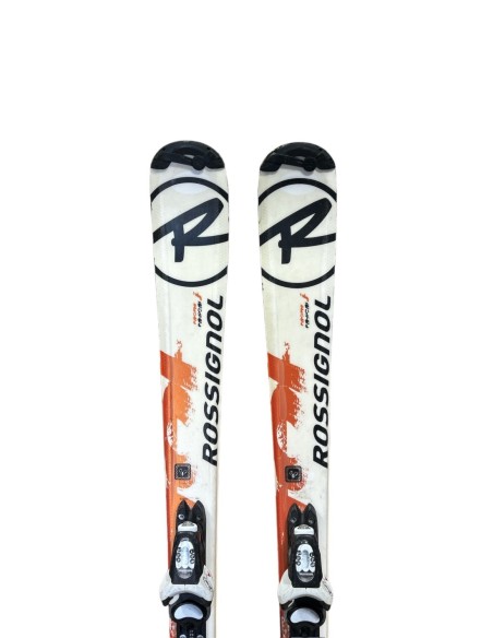 Ski Rossignol Occasions Radical J Blanc Orange Large Junior