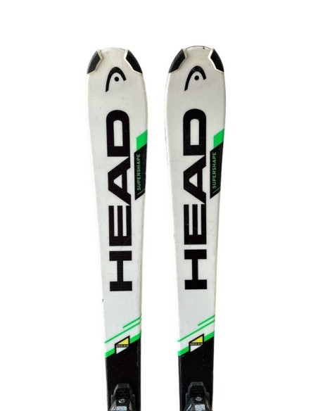 Ski Junior Gebrauchte SuperShape Team Grün + Fix Tyrolia