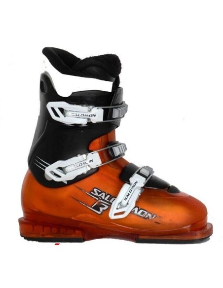 Salomon Team 2 und 3 Junior Skischuhe Orange Größe von 18 bis 26 Mondopoint