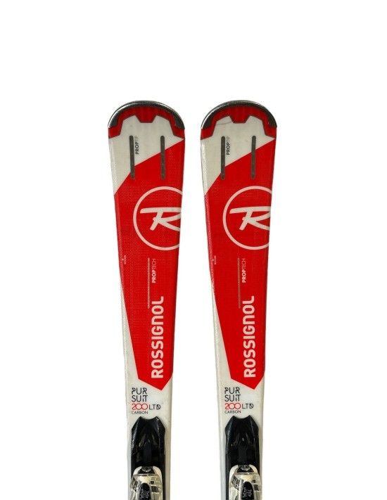 Ski Gebrauchte Rossignol Pursuit 200LTD White Red + Fix Look
