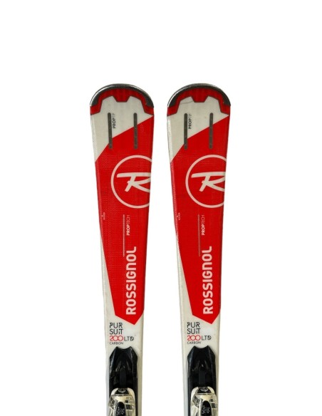 Ski Gebrauchte Rossignol Pursuit 200LTD White Red + Fix Look