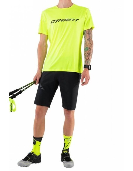 T-Shirt Dynafit Traverse 2 Man Neon Yellow
