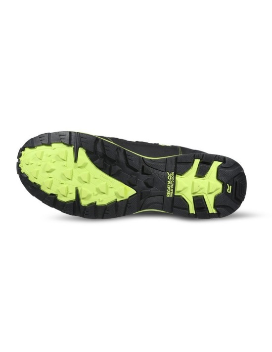 Regatta Samaris II Mid Black / Electric Lime Herren-Bergschuh