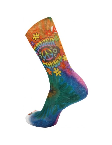 Rywan No Limit Graphik Flower Power Oil Wander-/Trail-Socke
