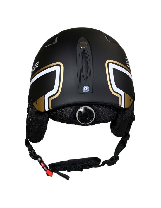 Skihelm Lhotse Silicate Black Gold Verstellbares Rädchen