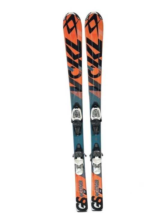 Ski Gebrauchte Volkl Racetiger GS Orange Junior + Fix marker