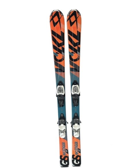 Ski Gebrauchte Volkl Racetiger GS Orange Junior + Fix marker