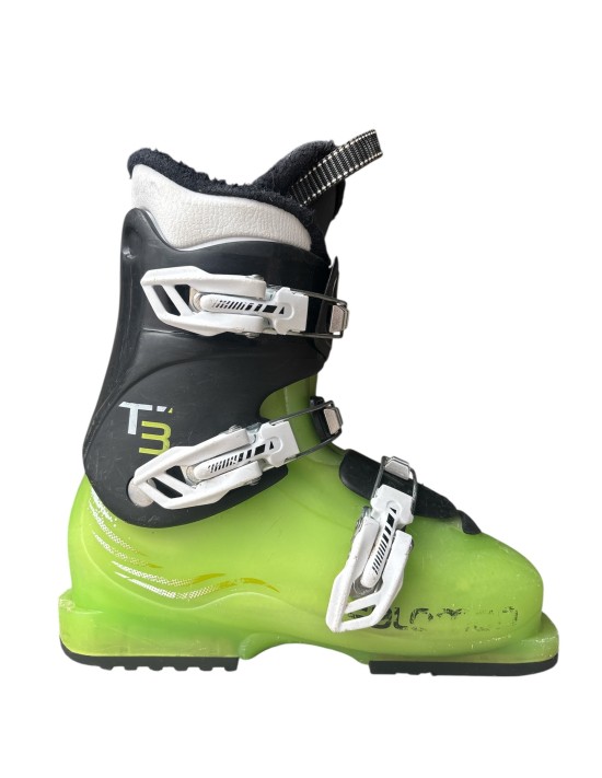 Chaussures de ski Junior Salomon Team 2 et 3 Black Green Taille de 18 à 26 Mondopoint