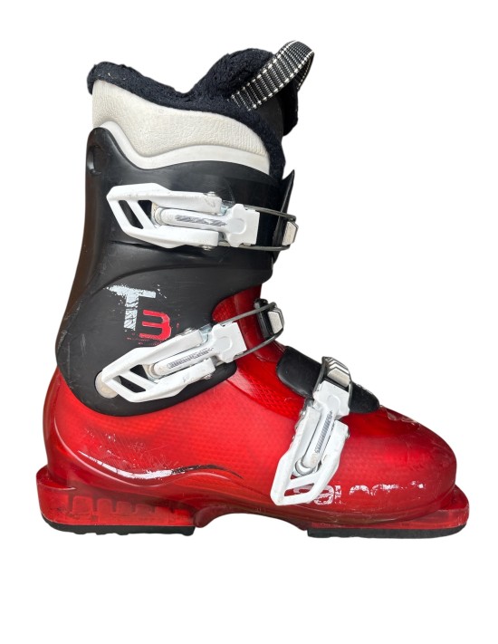 Chaussures de ski Junior Salomon Team 2 et 3 Rouge TR Taille de 18 à 26.5 Mondopoint