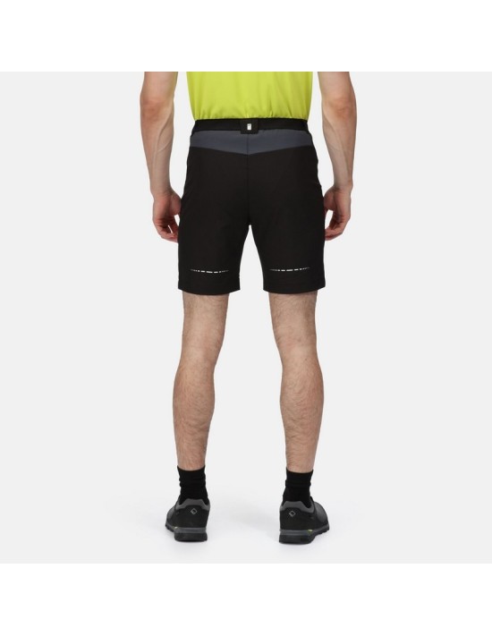 Regatta Mountain Short II Black Herren-Wandershorts