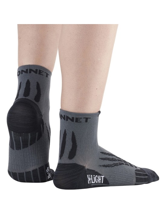 Socke kurz Run und Trail Monnet Run X-Light Black