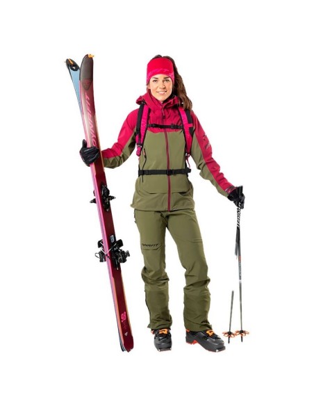 Dynafit Beast Hybrid W Jkt Beet Red Touring Skijacke