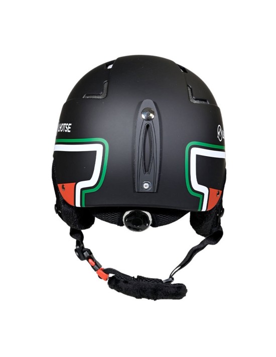 Casque de ski Lhotse Silicate Black Green Ajustable à molette