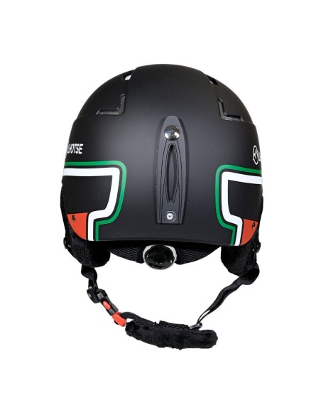 Casque de ski Lhotse Silicate Black Green Ajustable à molette