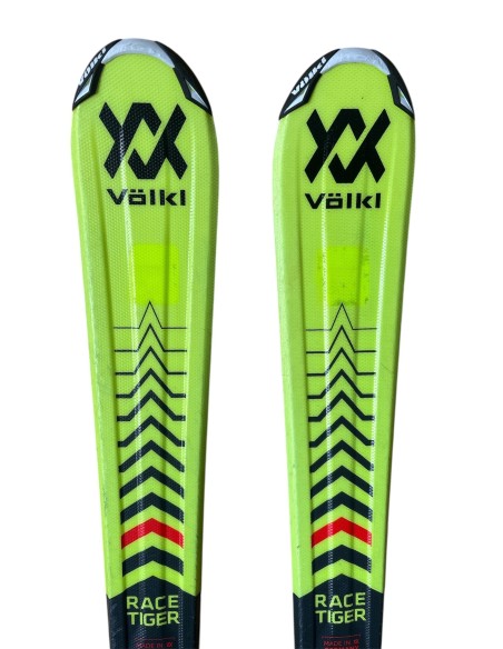 Ski Occasion Volkl Racetiger Yellow Junior + Fix marker