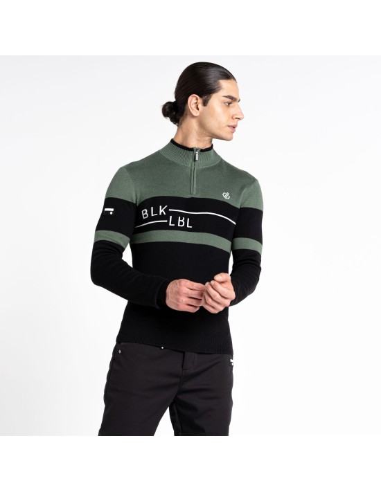 Pull Homme Demi Zip Dare 2b Outgoing II Duck Green