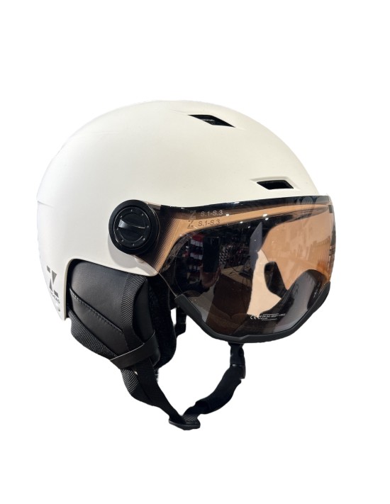 Casque de ski Neuf à visière Zig Zag White Photocromique