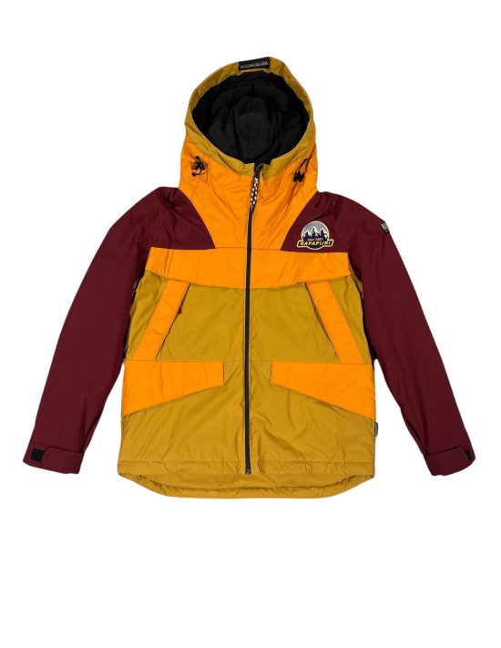 Herren Bergjacke Neu Napapijri Admon Orange