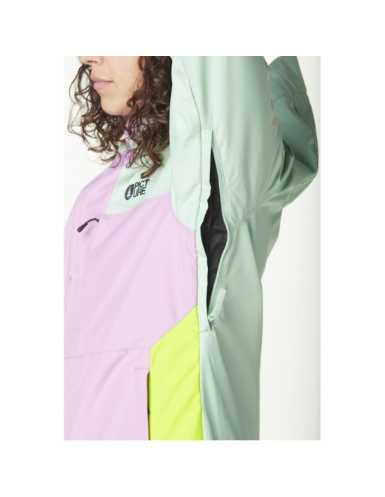 Veste de ski Femme Picture Seakrest Silt Green Orchid Acid
