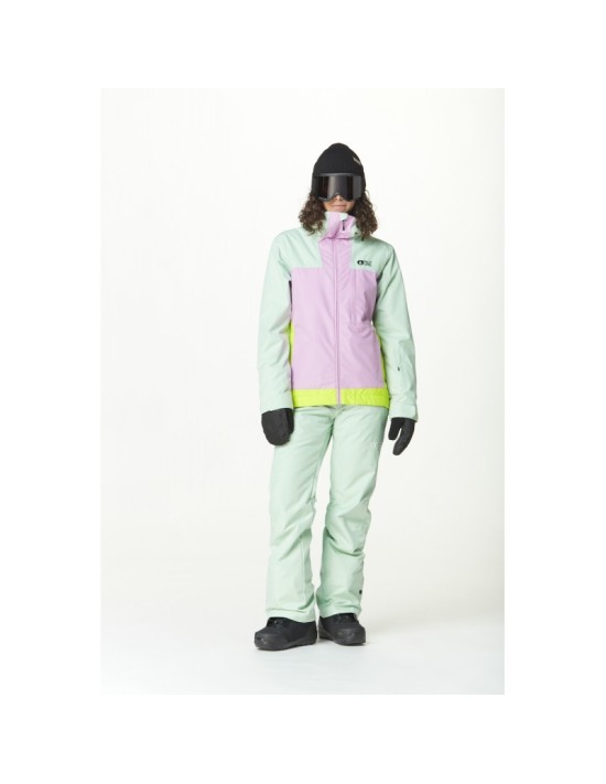 Veste de ski Femme Picture Seakrest Silt Green Orchid Acid