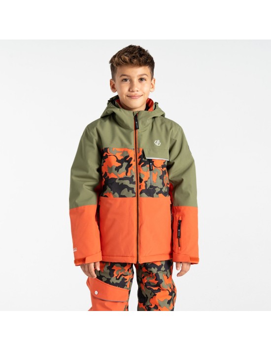 Veste de Ski Junior Neuve Dare 2B Traverse II Jkt Orange Rust Camo