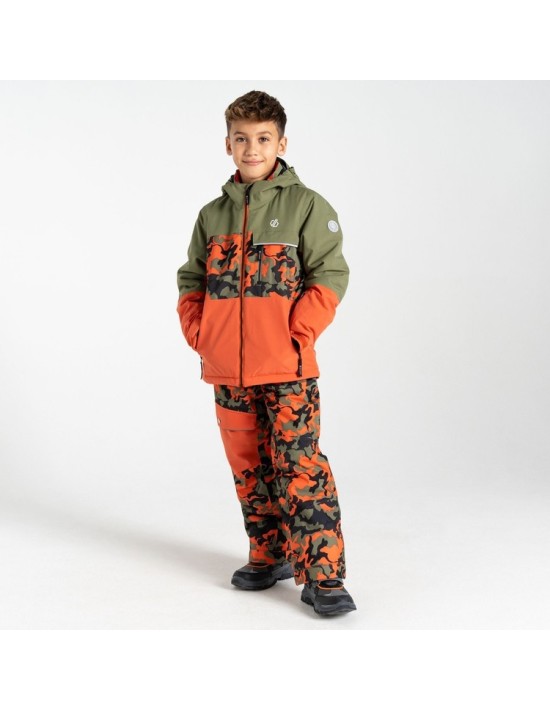 Veste de Ski Junior Neuve Dare 2B Traverse II Jkt Orange Rust Camo