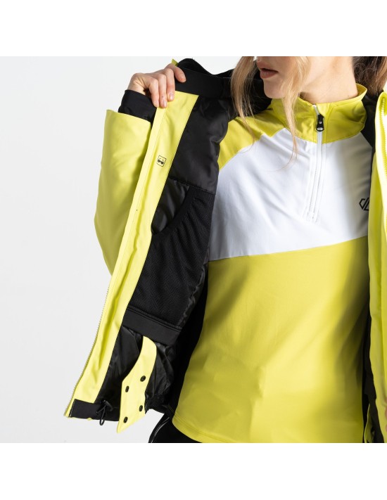 Veste de Ski Femme Neuve Dare 2B Chute Jacket Yellow Plum