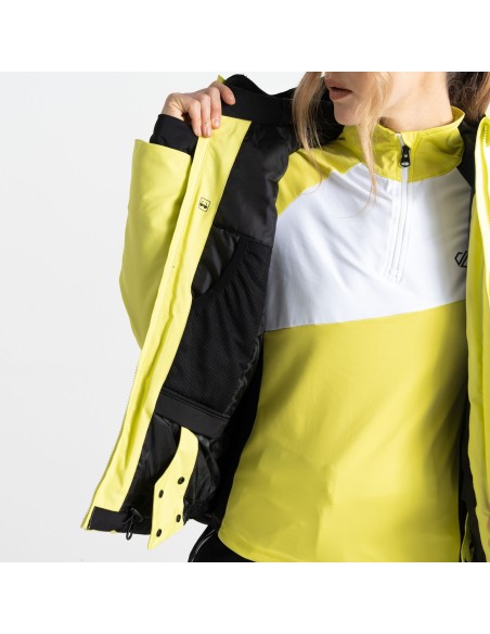 Skijacke Women Neu Dare 2B Chute Jacket Yellow Plum