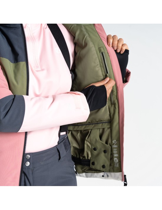 Veste de Ski Femme Neuve Dare 2B Banded Jacket Dusty pink