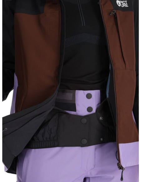 Veste de ski Femme Picture Seakrest Black Chicory Paisley