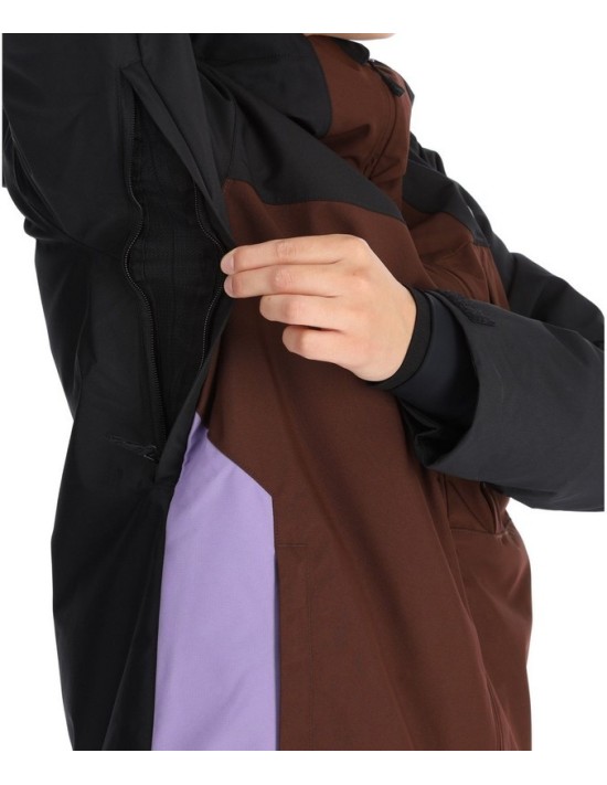 Skijacke Women Picture Seakrest Black Chicory Paisley