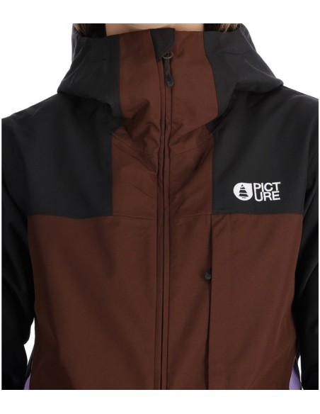 Skijacke Women Picture Seakrest Black Chicory Paisley