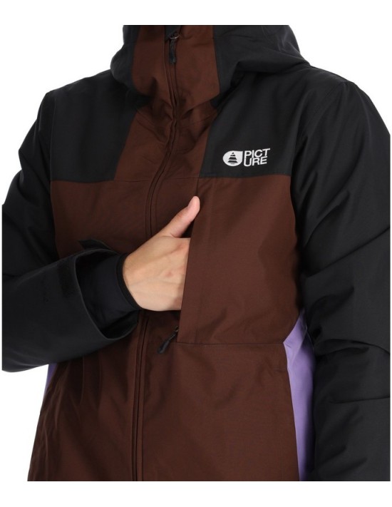 Veste de ski Femme Picture Seakrest Black Chicory Paisley