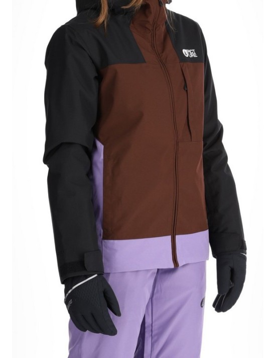 Skijacke Women Picture Seakrest Black Chicory Paisley