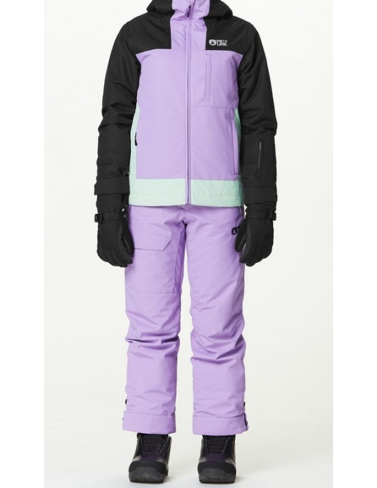 Skijacke Picture Seady Jacket Black Paisley Purple