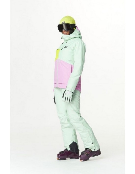 Skijacke Picture Seen Jkt Silt Green Acid Lime