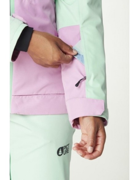 Skijacke Picture Seen Jkt Silt Green Acid Lime