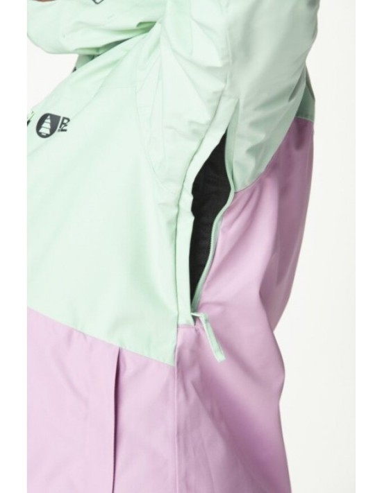 Veste de Ski Picture Seen Jkt Silt Green Acid Lime