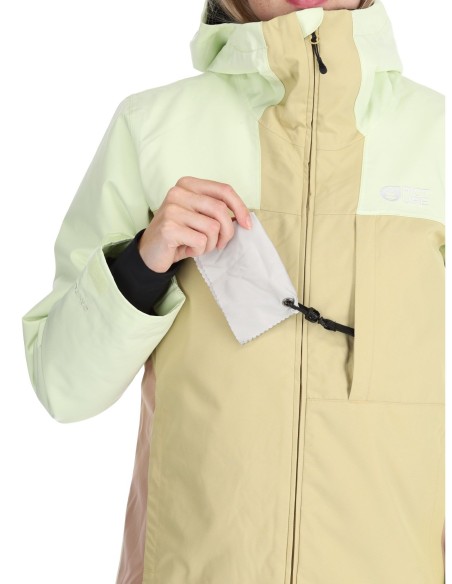 Skijacke Women Picture Seakrest Lime Cream Hemp Roebuck