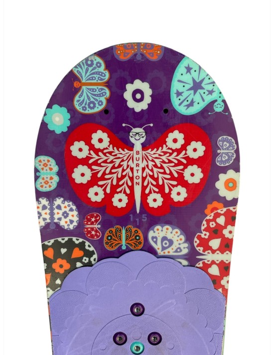 Snowboard Burton Chicklet Papillon ohne Bindung Junior