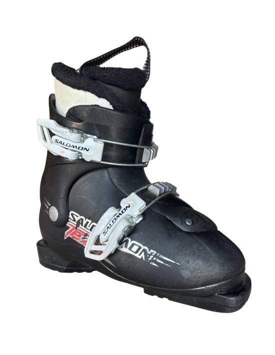 Skischuhe Occasionen Salomon Team 2 Black Red