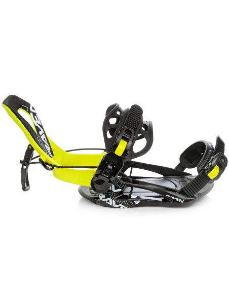 Fixations de snowboard Système Raven FTM450 Lime
