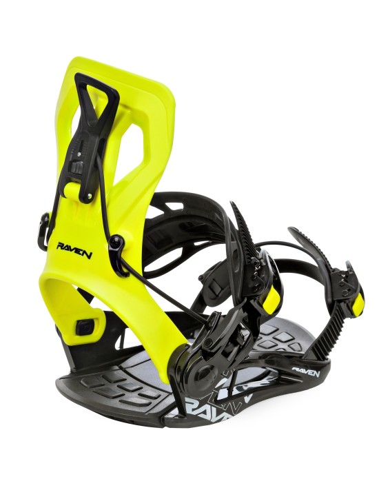 Fixations de snowboard Système Raven FTM450 Lime