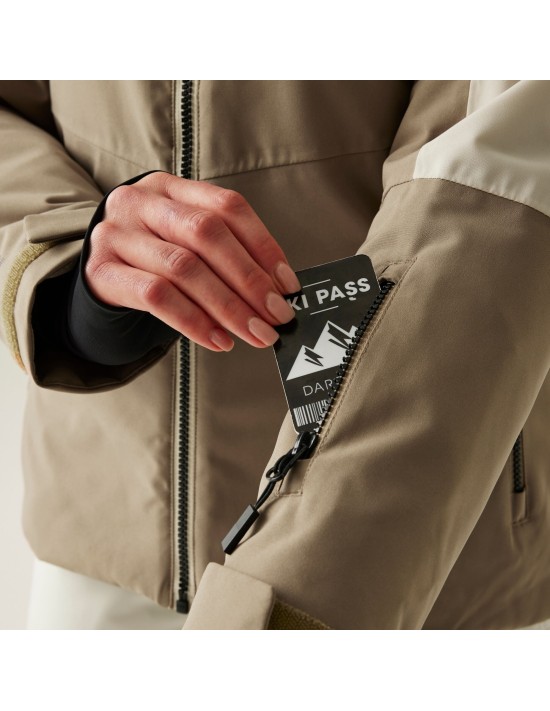 Skijacke Women Dare 2B Iced Jacket beige