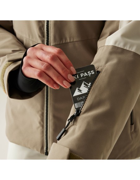 Skijacke Women Dare 2B Iced Jacket beige